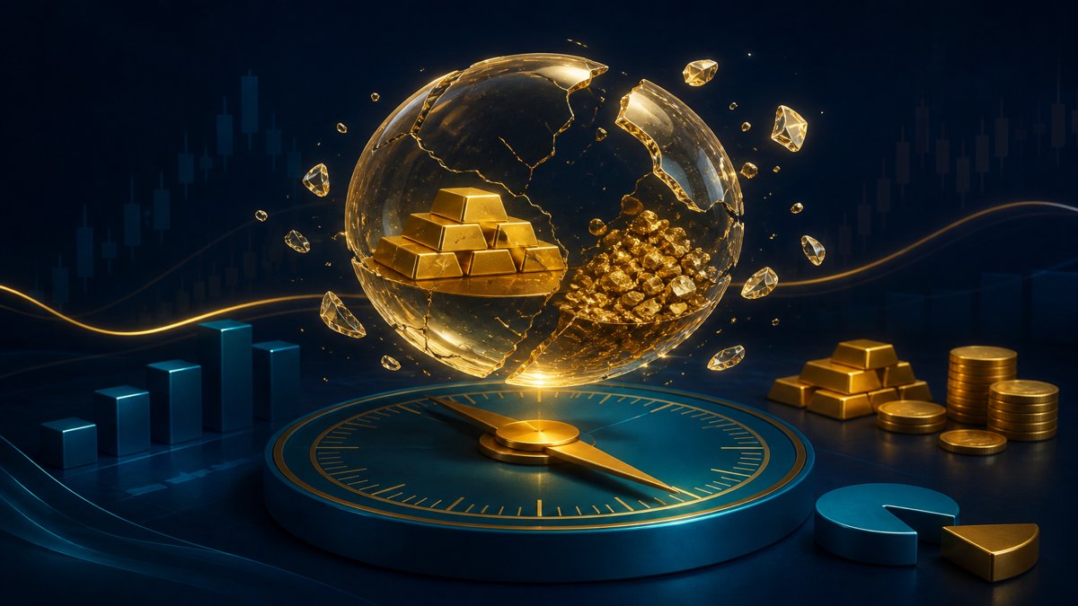 تصویر عیار یا کهربا؟ | مقایسه ETF طلا با فوکوس حباب - FinAI
