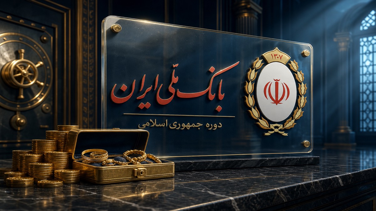 تصویر وام طلا بانک ملی | وثیقه طلا و شرایط دریافت - FinAI
