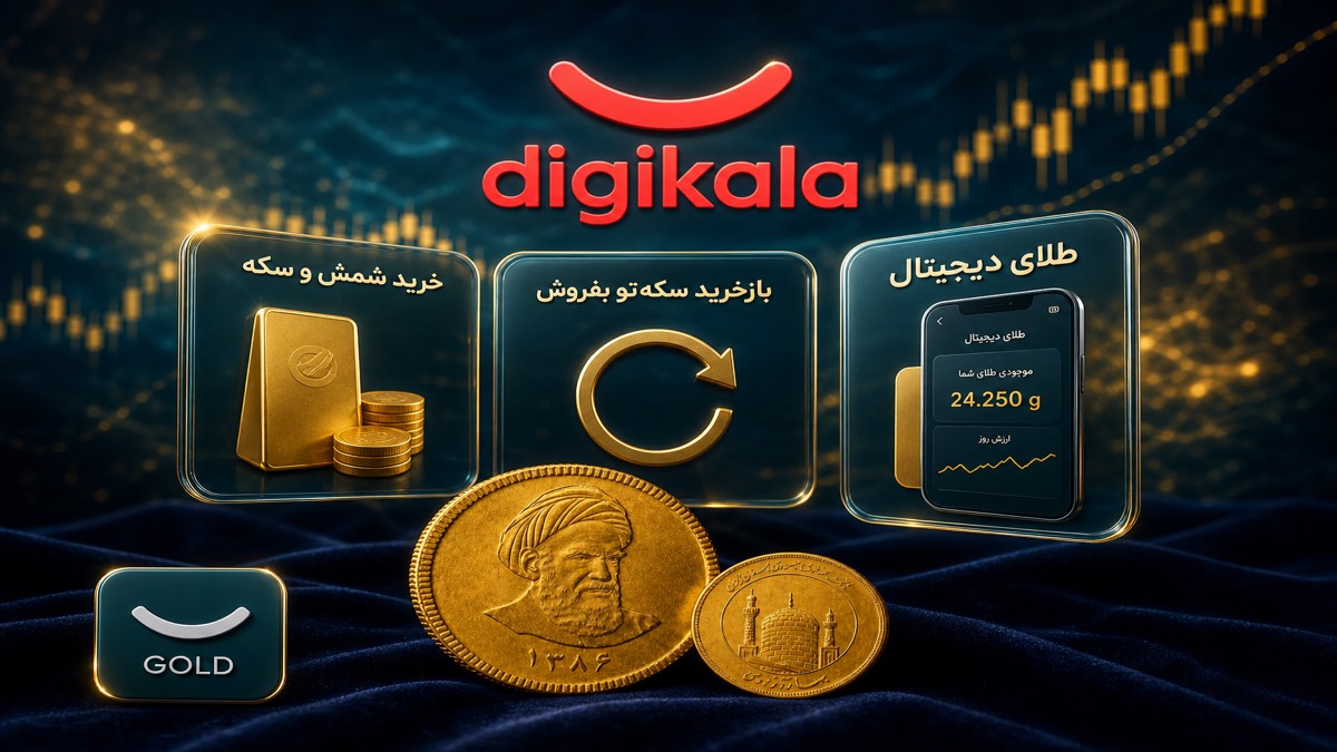 تصویر بازخرید طلا دیجی‌کالا | فروش شمش و سکه - FinAI